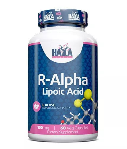 Haya Labs R-Alpha Lipoic Acid (R-alfa lipoinė rūgštis) 60 kaps.