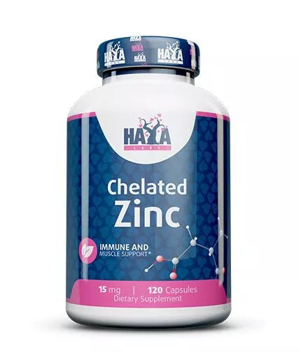 Haya Labs Zinc (cinko aspartatas) 120 kaps.