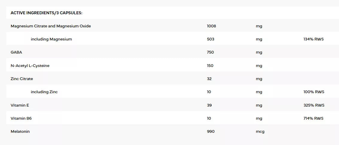 7 Nutrition ZMB + GMC 90 caps