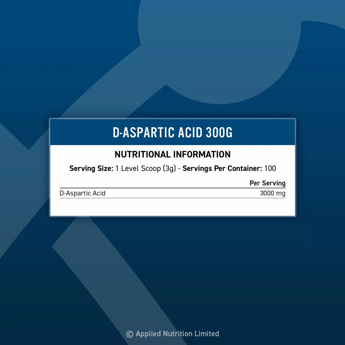Applied Nutrition D-Aspartic Acid 300 g