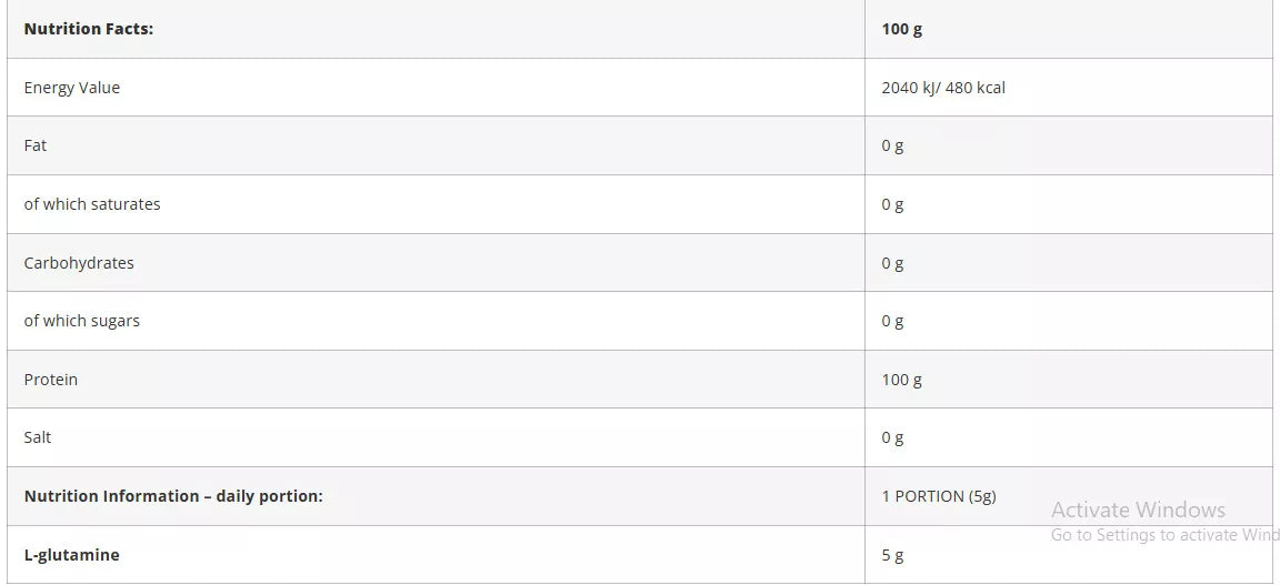 Azgard Glutamine pure 300 g