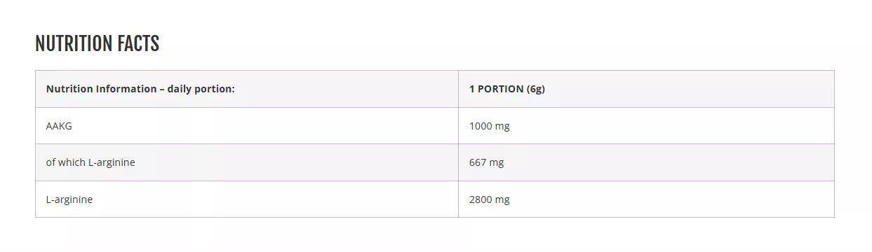 Azgard Pure L Arginine AAKG 300 g Lemon