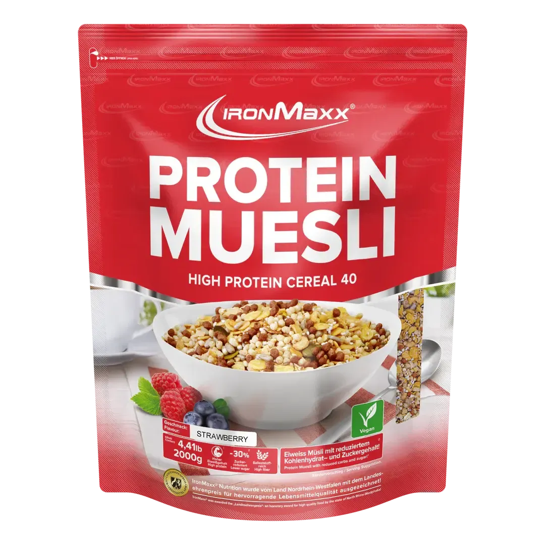 IronMaxx Protein Muesli 2000 g. Geriausias iki 2026-06-30