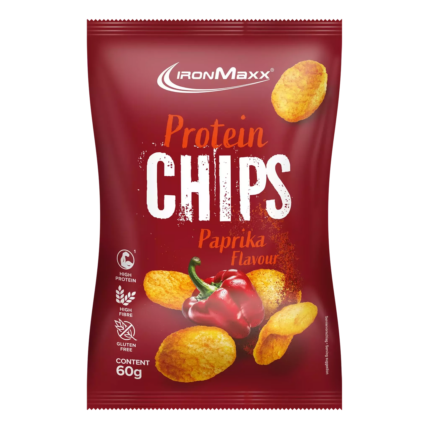 IronMaxx Protein Chips 60 g. (Geriausia iki 2026-07-31)