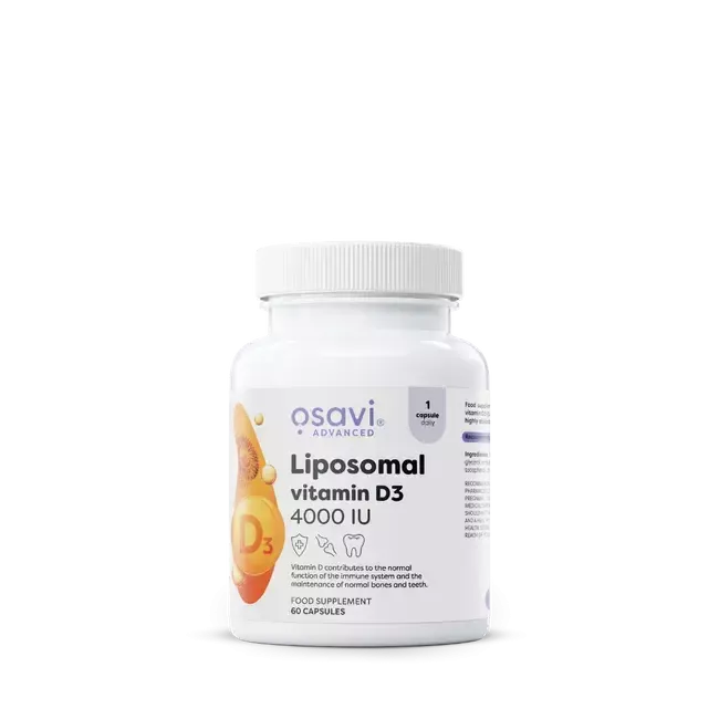 Osavi Liposomal vitamin D3 4000 IU 60 kaps. (Liposominis vitaminas D)