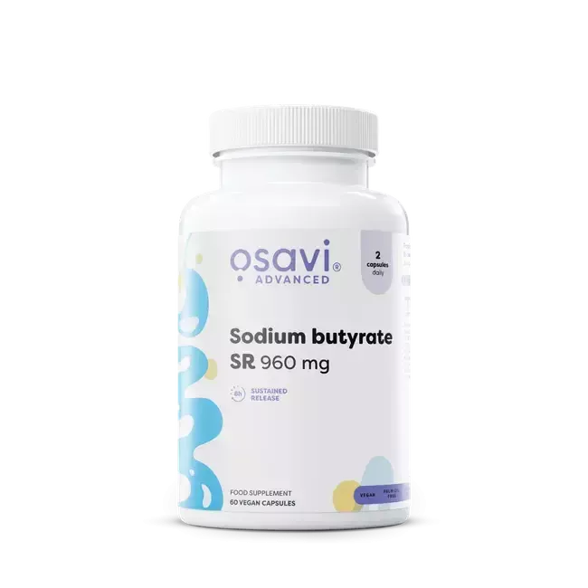 Osavi Sodium butyrate SR 60 kaps. (Natrio butiratas)