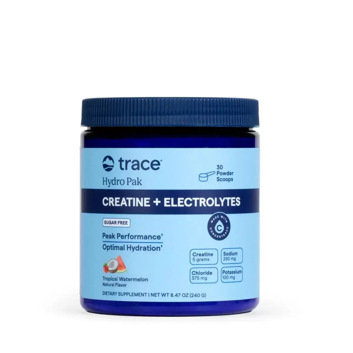 Trace Hydro Pak Creatine + Electrolytes 240 g.
