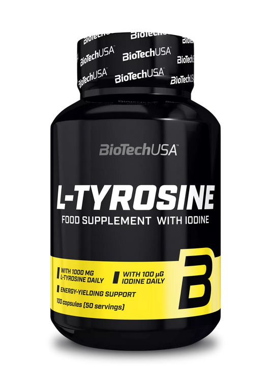 Biotech L-Tyrosine 100 kaps. (L-Tirozinas)
