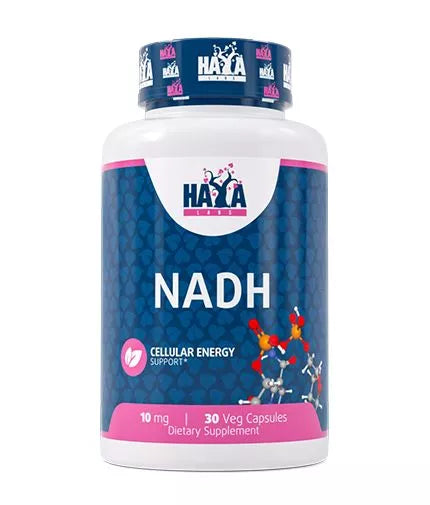 Haya Labs NADH (B-nikotinamido adenino dinukleotidas)  30 kaps.