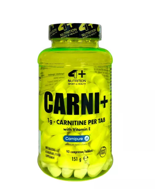 4+ Nutrition CARNI+ Carnitine carnipure 90 kaps.