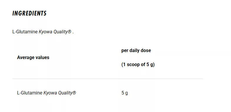 4+ Nutrition Glutamine 300 g