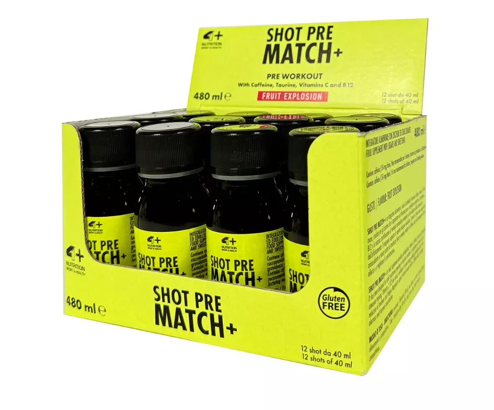 4+ Nutrition SHOT Pre Match+ 40 ml x12 BOX