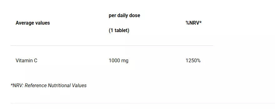 4+ Nutrition Vitamin C+ Slow release 90 tabl