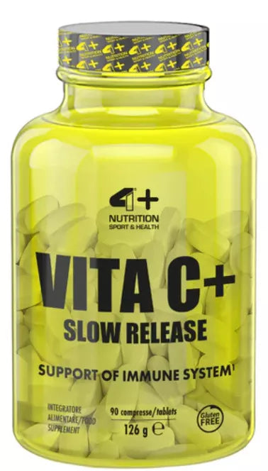 4+ Nutrition Vitamin C+ Slow release 90 tabl