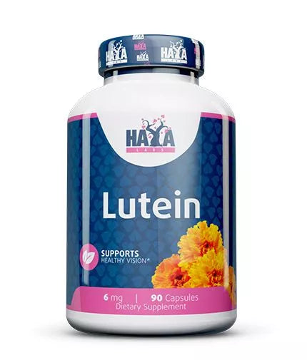 Haya Labs Lutein 90 kaps. (Liuteinas, serentis stambiažiedis)