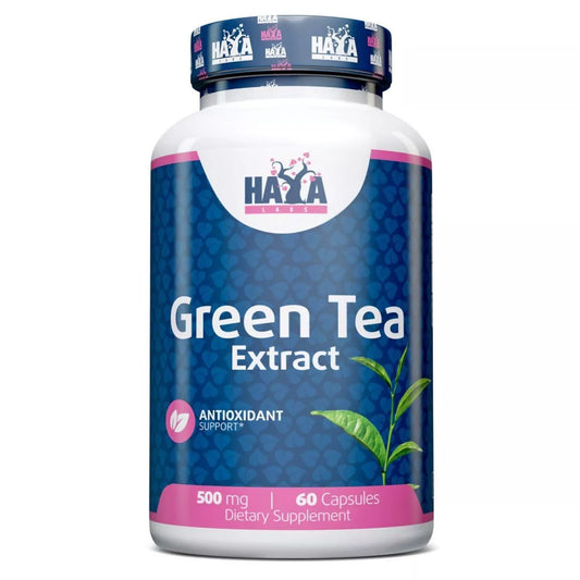 Haya Labs Green Tea Extract (žaliosios arbatos ekstraktas) 60 kaps.