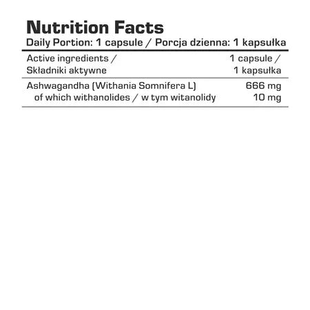 7 Nutrition Ashwagandha 666 mg 100 caps