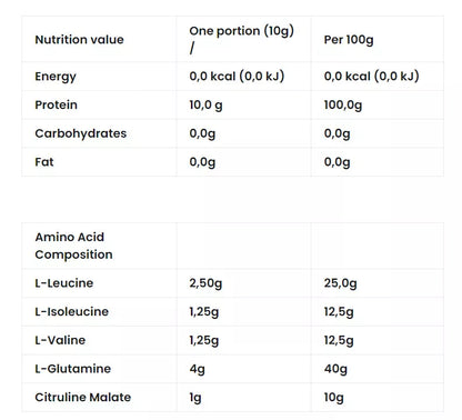 7 Nutrition BCAA Master 500 g