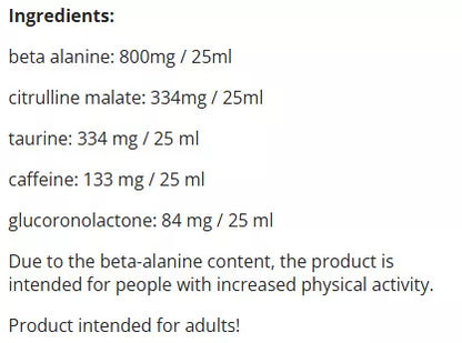 7 Nutrition Bomb Pre-workout Shot 12x 100 ml box