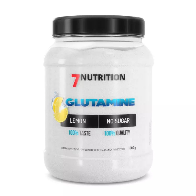 7 Nutrition Glutamine 500 g Lemon flavour