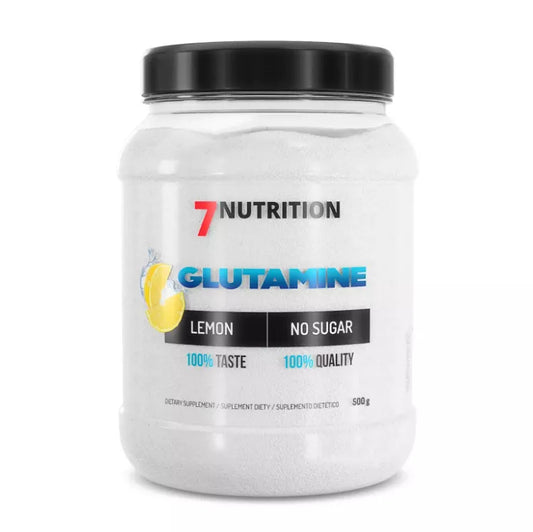 7 Nutrition Glutamine 500 g Lemon flavour