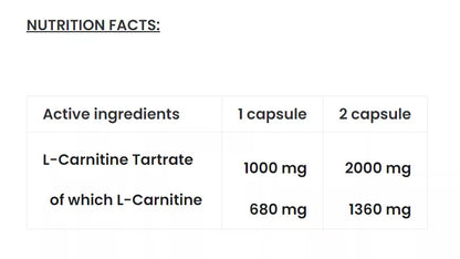 7 Nutrition L-Carnitine 120 caps