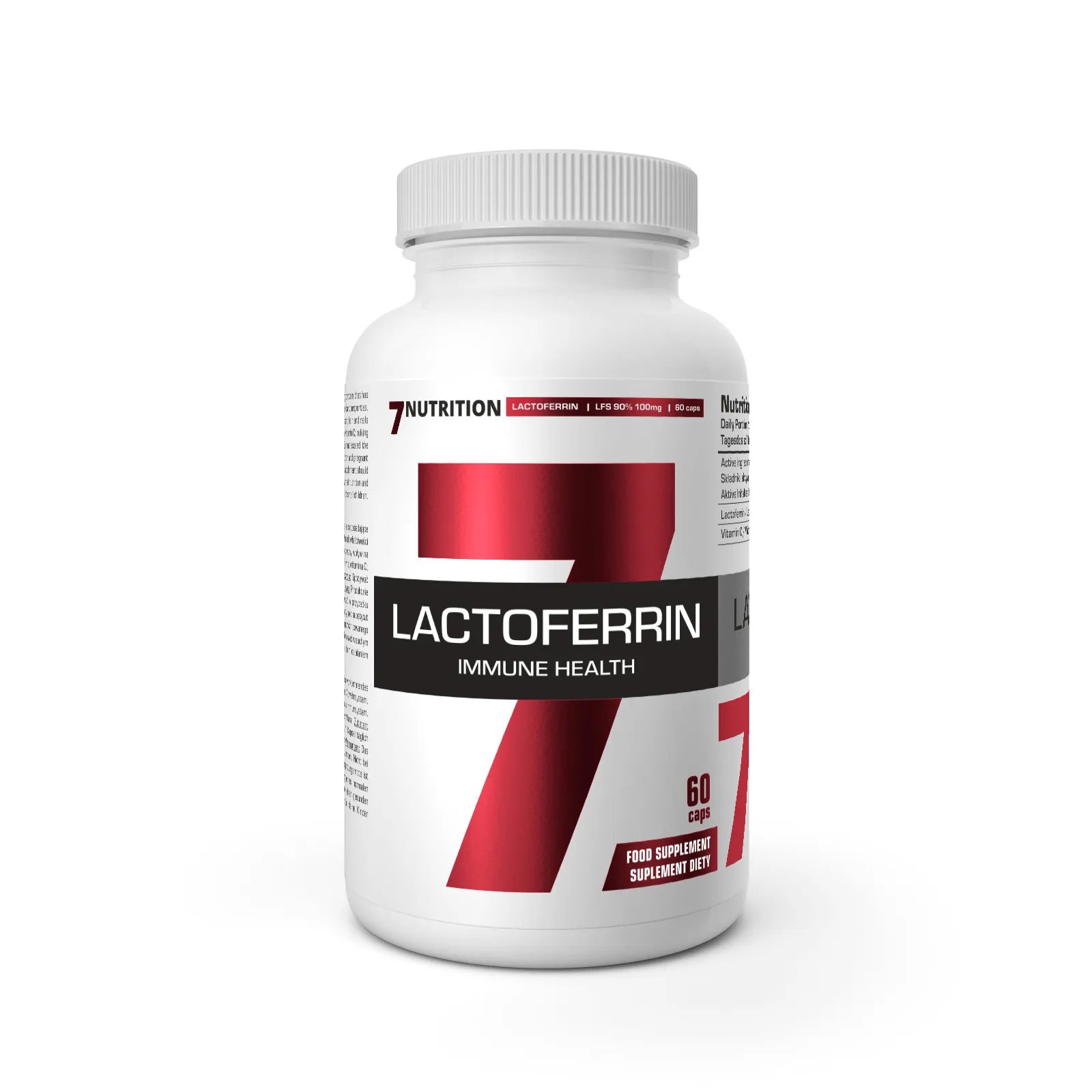 7 Nutrition Lactoferrin 90% 100 mg 60 kaps.