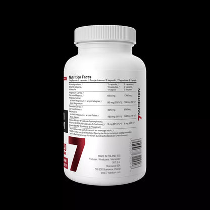 7 Nutrition Magnesium + Potasium B6 120 kaps.