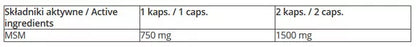 7 Nutrition MSM 200 caps