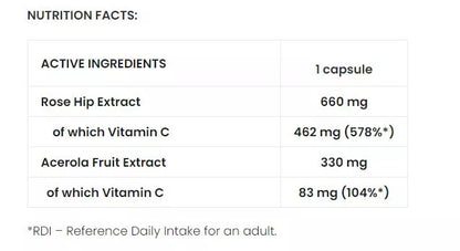 7 Nutrition Natural Vitamin C 60 caps