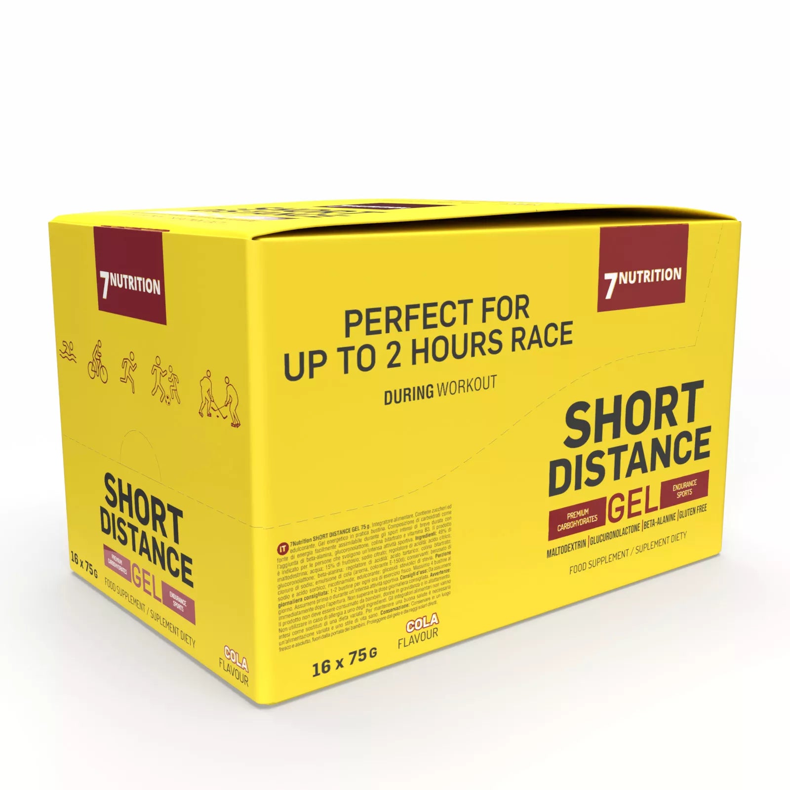 7 Nutrition Short Distance Gel 75 g x 16 box