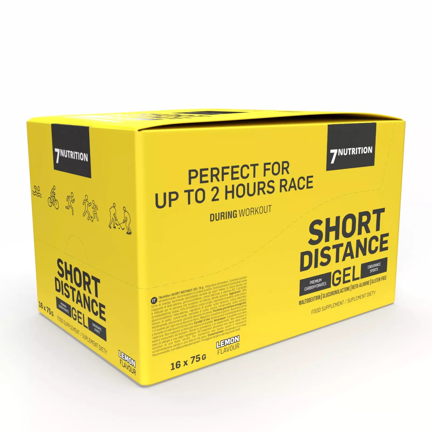 7 Nutrition Short Distance Gel 75 g x 16 box
