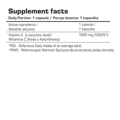 7 Nutrition Vitamin C 1000 90 caps