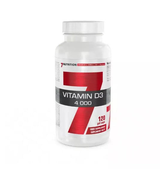 7 Nutrition Vitamin D3 4000 120 caps