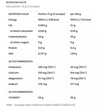 7 Nutrition Vitargo EL 1022 g