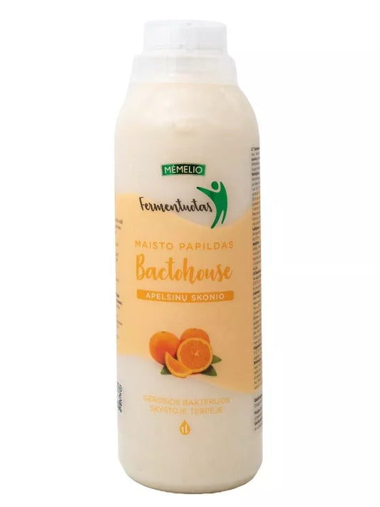 Mėmelio fermentuotas BACTOHOUSE apelsinų skonio 1000 ml.