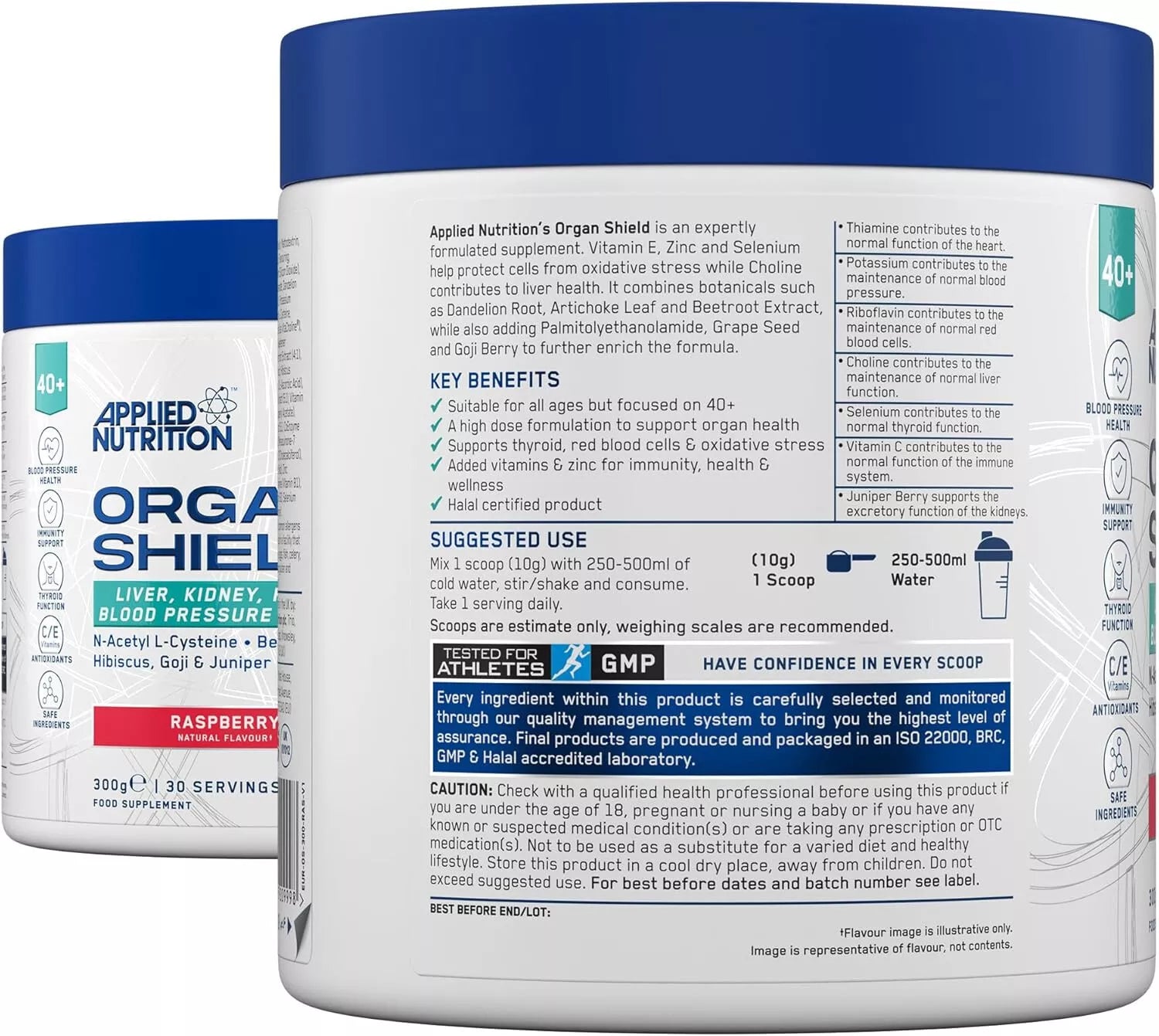 Applied Nutrition Agewell 40+ Organ Shield 300 g