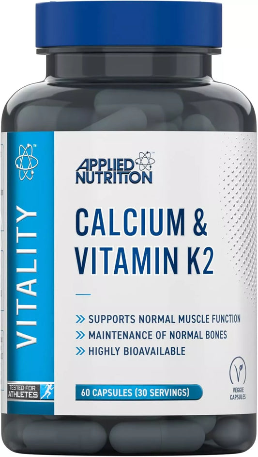 Applied Nutrition Calcium & Vitamin K2 60 kaps.