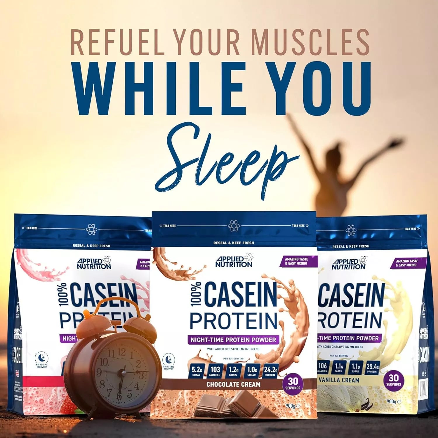 Applied Nutrition Casein Protein 900 g