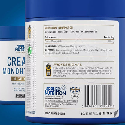 Applied Nutrition Creatine Monohydrate 250 g