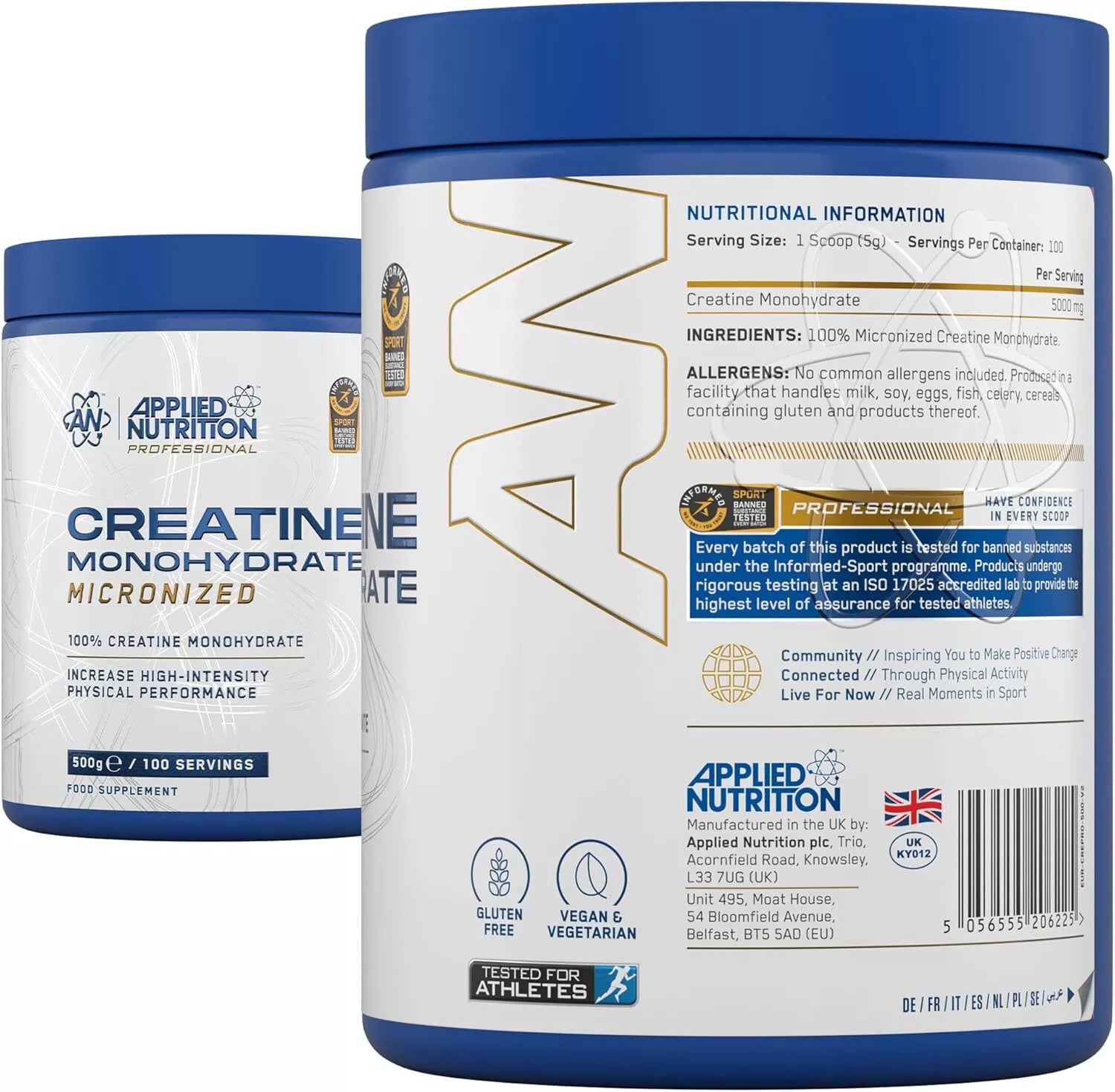 Applied Nutrition Creatine Monohydrate 500 g