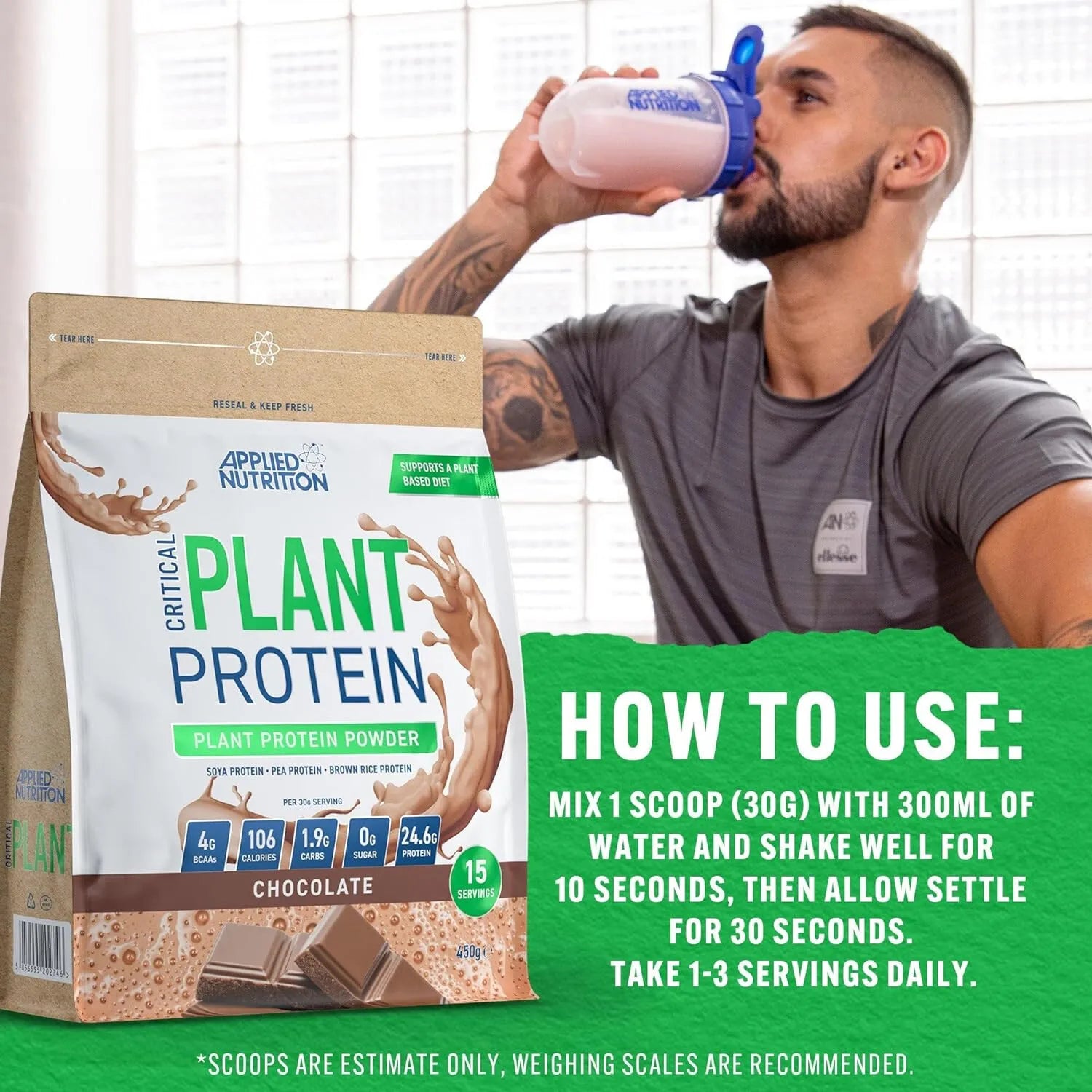 Applied Nutrition Critical Plant Protein 450 g