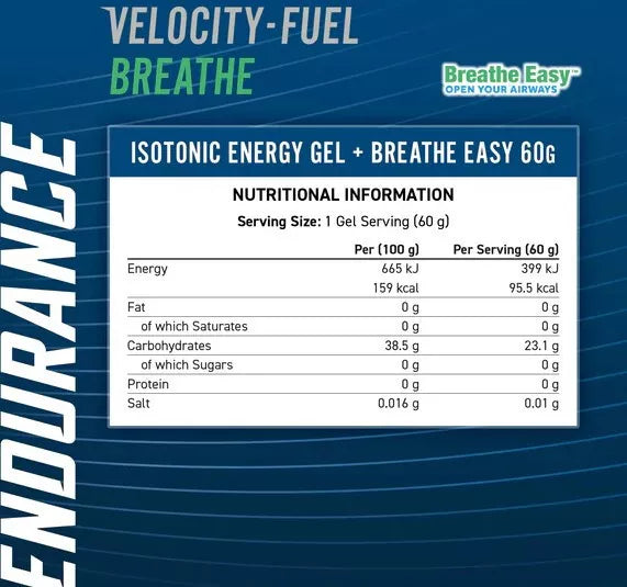 Applied Nutrition Endurance Breathe Isotonic Gel 60 g x20 BOX
