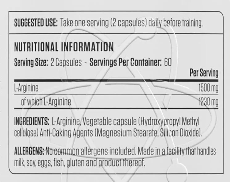 Applied Nutrition L-Arginine 1500 120 caps.
