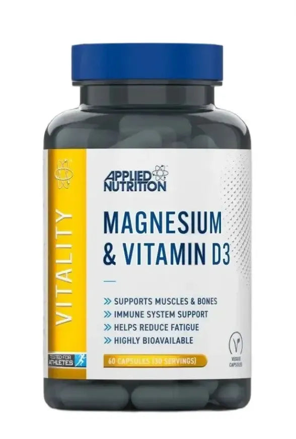 Applied Nutrition Magnio ir vitamino D3 60 kaps.