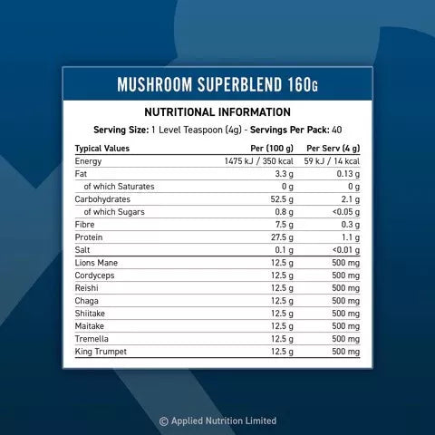 Applied Nutrition Mushroom blend 160 g