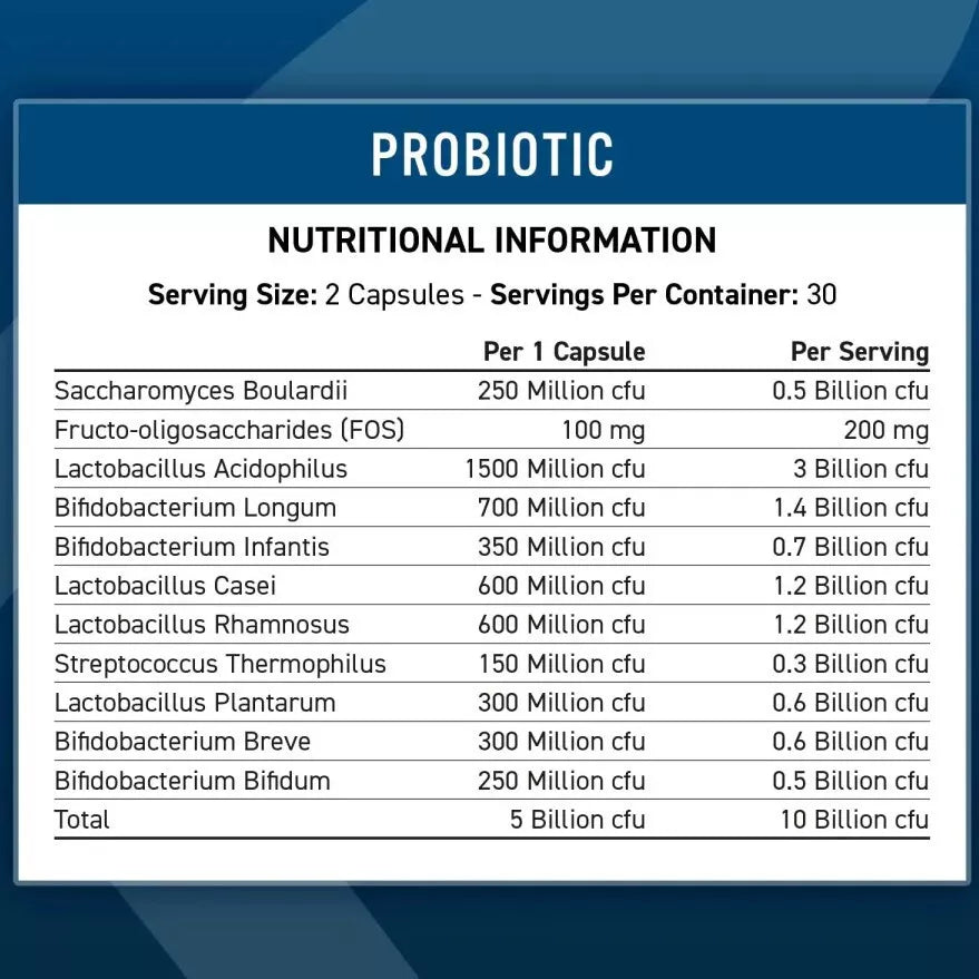 Applied Nutrition Probiotic 60 kaps.