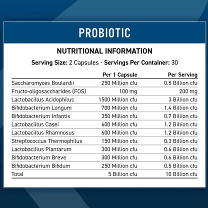 Applied Nutrition Probiotic 60 kaps.