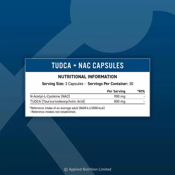 Applied Nutrition Tudca + NAC 90 kaps.