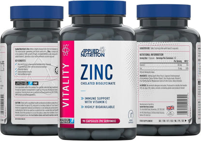 Applied Nutrition Zinc 90 kaps.